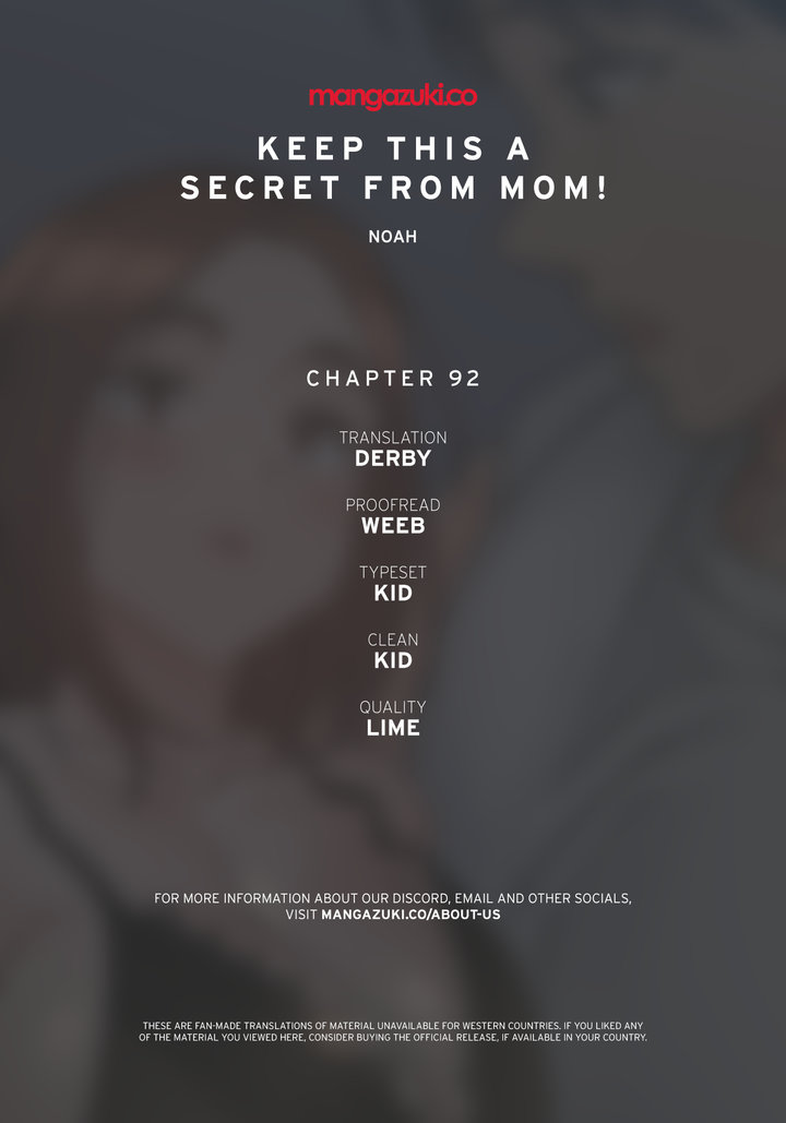 Keep This A Secret From Mom Chapter 92 - BidManga.com