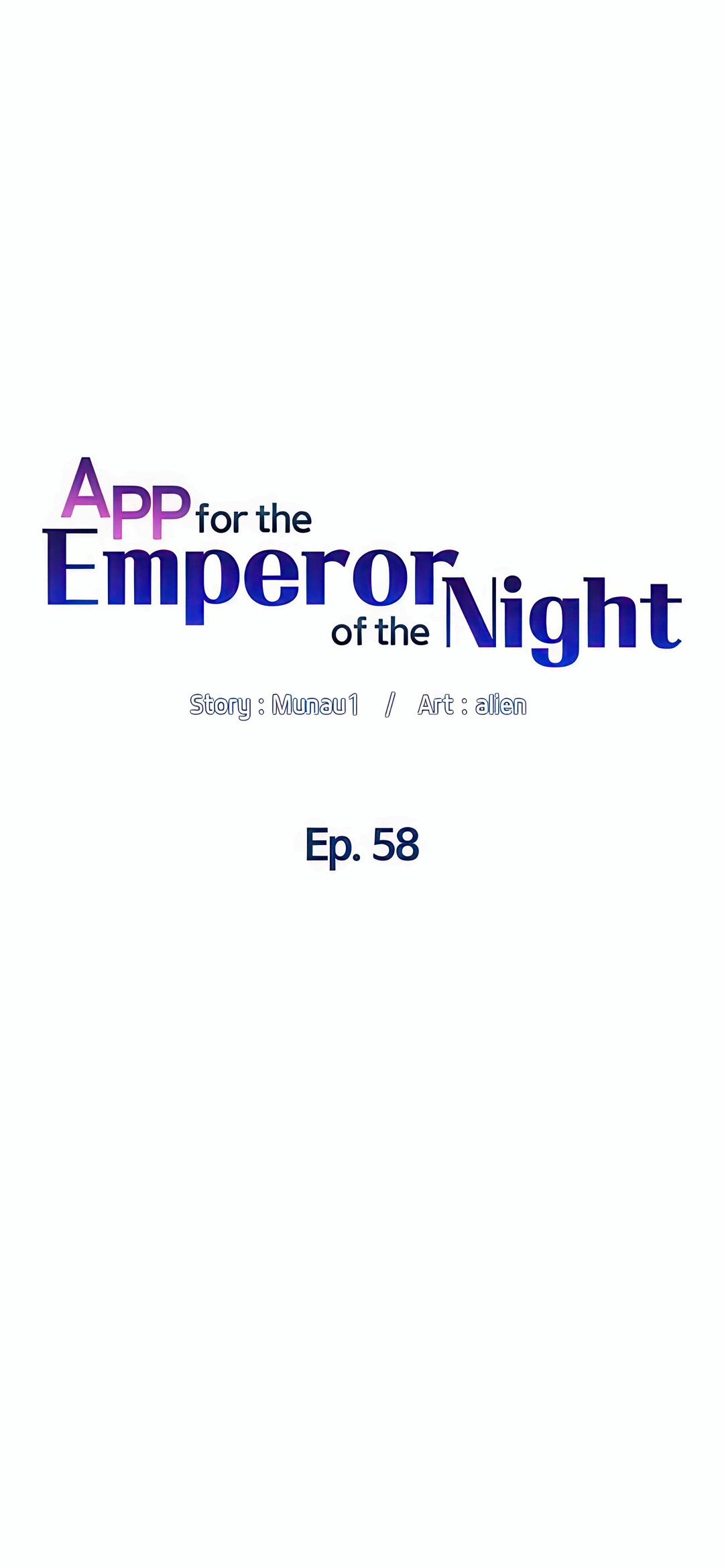 APP for the Emperor of the Night Chapter 58 - BidManga.com