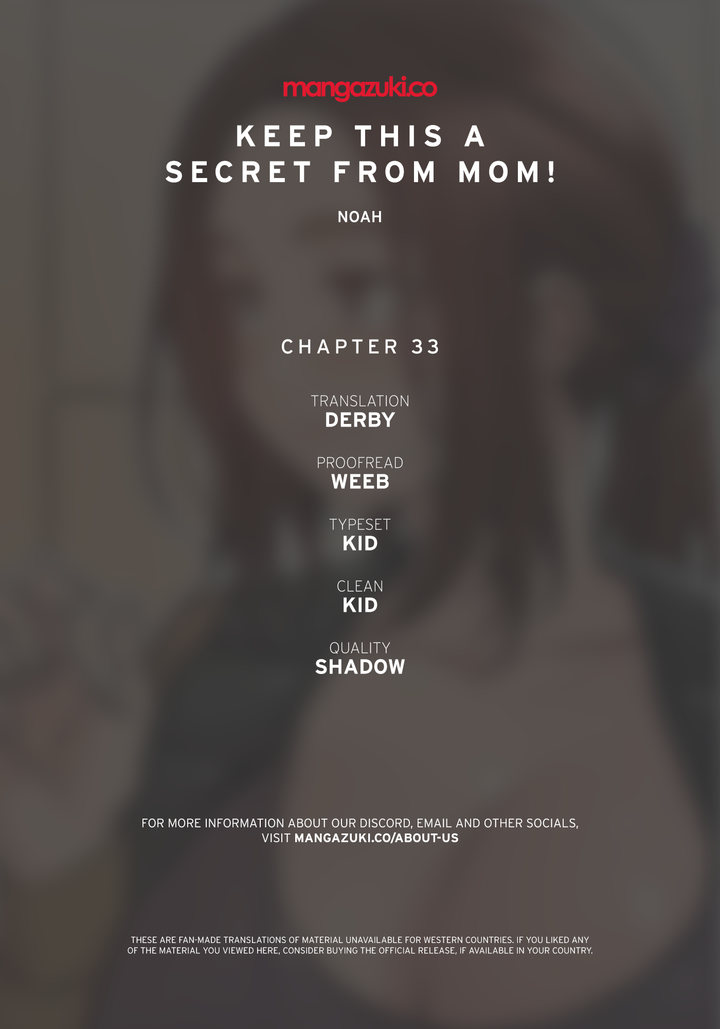 Keep It A Secret From Your Mother! Chapter 33 - HolyManga.Net