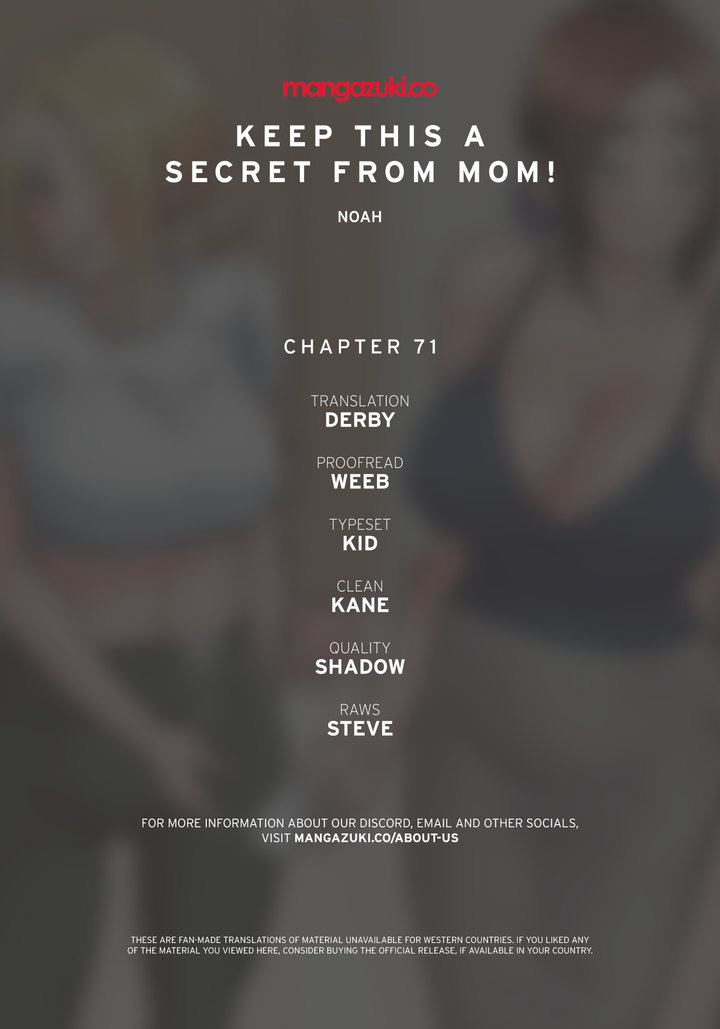 Keep It A Secret From Your Mother! Chapter 71 - BidManga.com