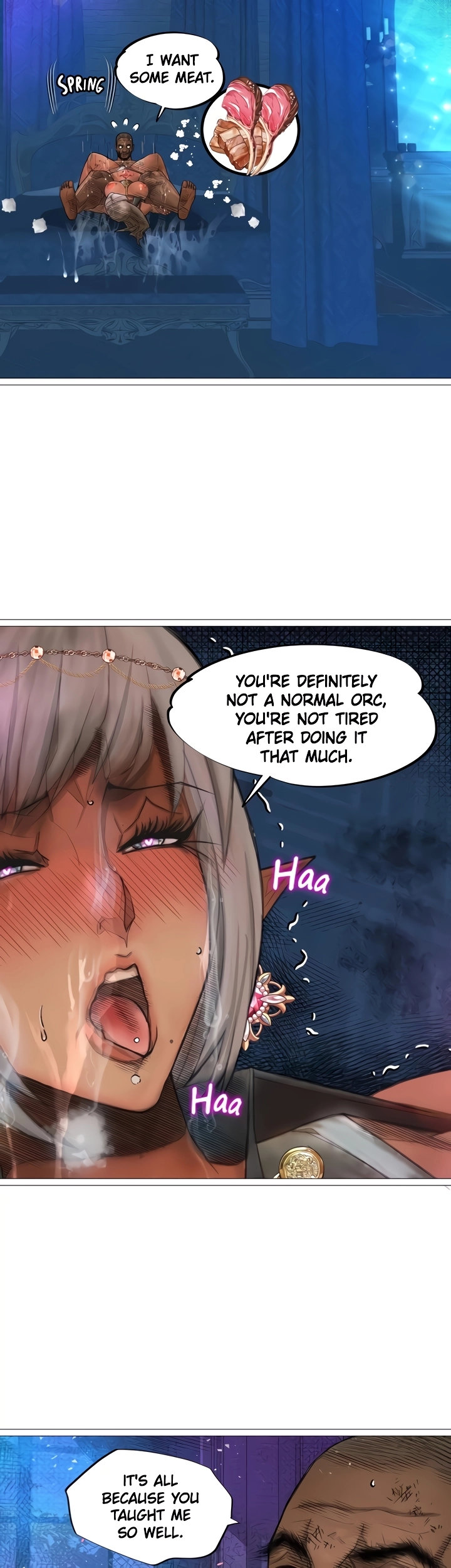 The DARK ELF QUEEN and the SLAVE ORC Chapter 24 - HolyManga.Net