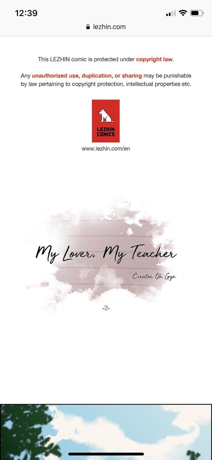 My Lover, My Teacher Chapter 2 - HolyManga.Net