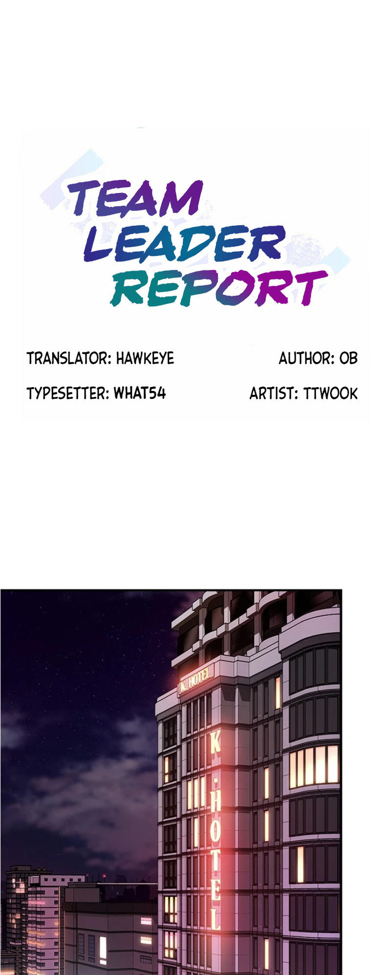 Team Leader Report Chapter 53 - HolyManga.Net