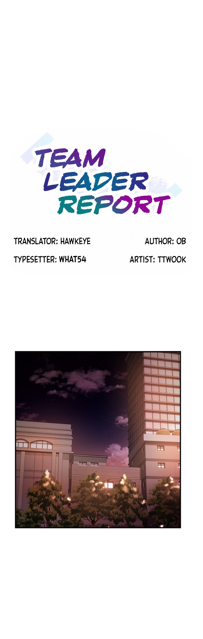 Team Leader Report Chapter 22 - HolyManga.Net