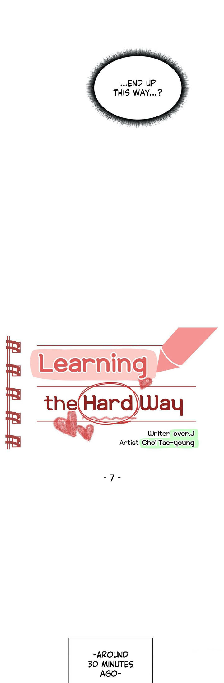 Learning The Hard Way Chapter 7 - HolyManga.Net