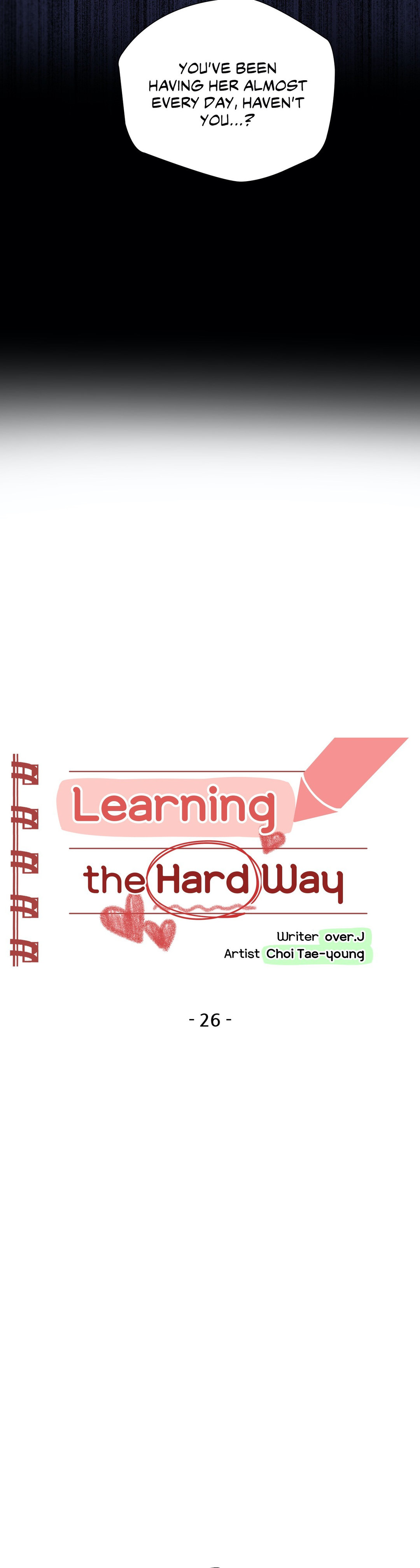 Learning The Hard Way Chapter 26 - HolyManga.Net