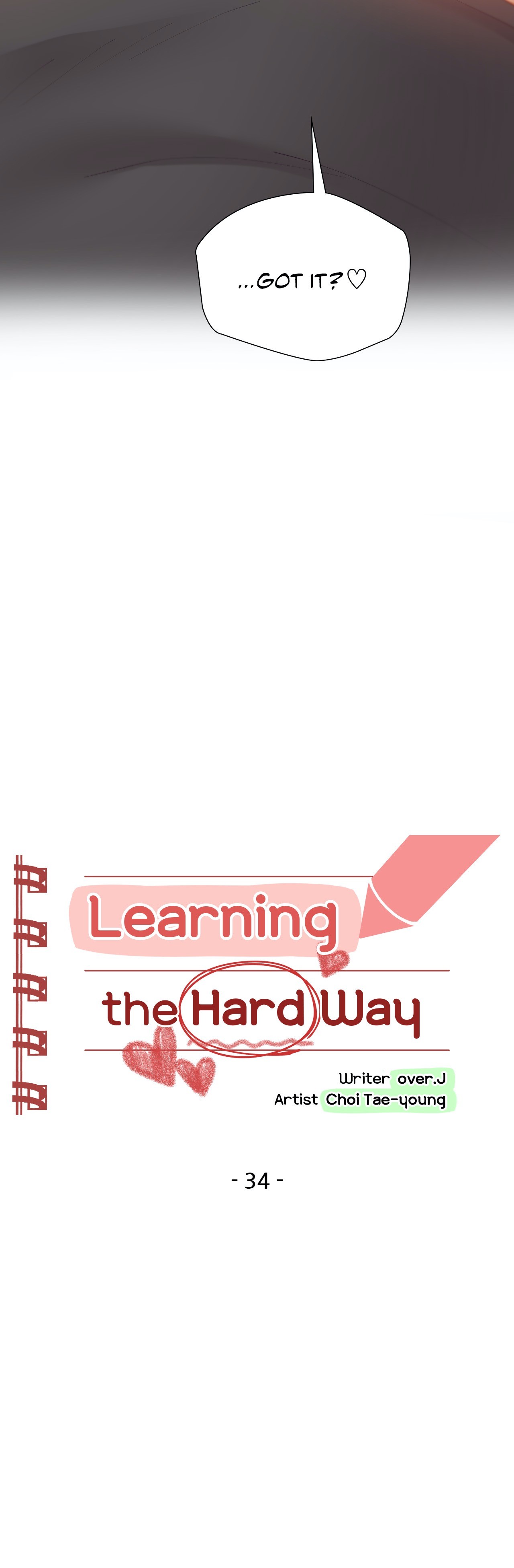 Learning The Hard Way Chapter 34 - HolyManga.Net