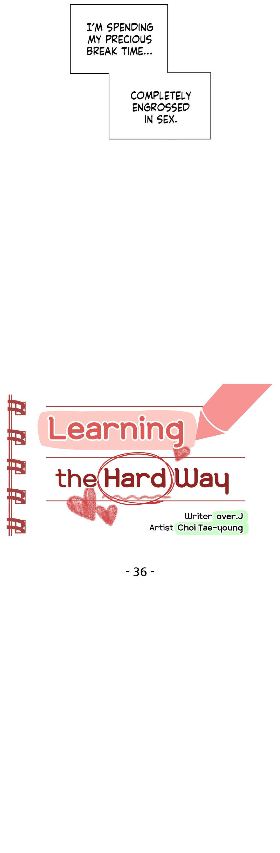 Learning The Hard Way Chapter 36 - HolyManga.Net