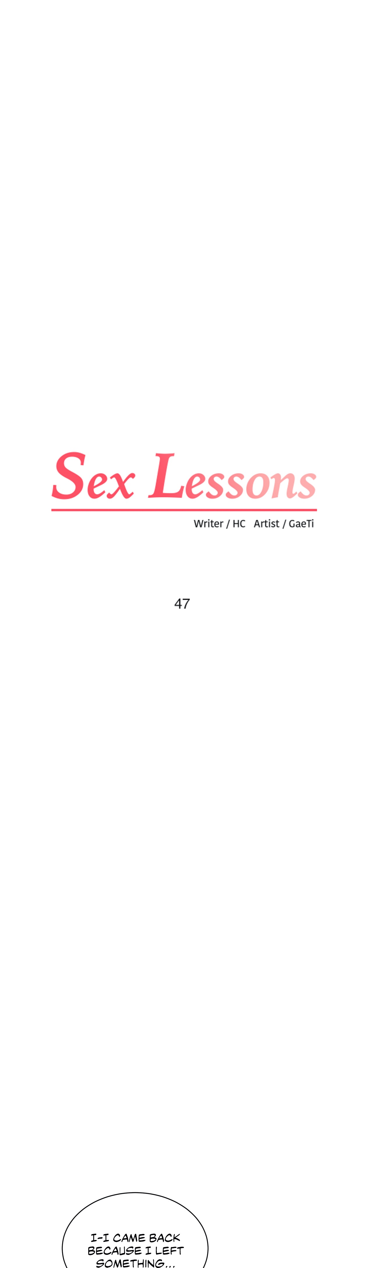 Sex Lessons Chapter 47 - HolyManga.Net