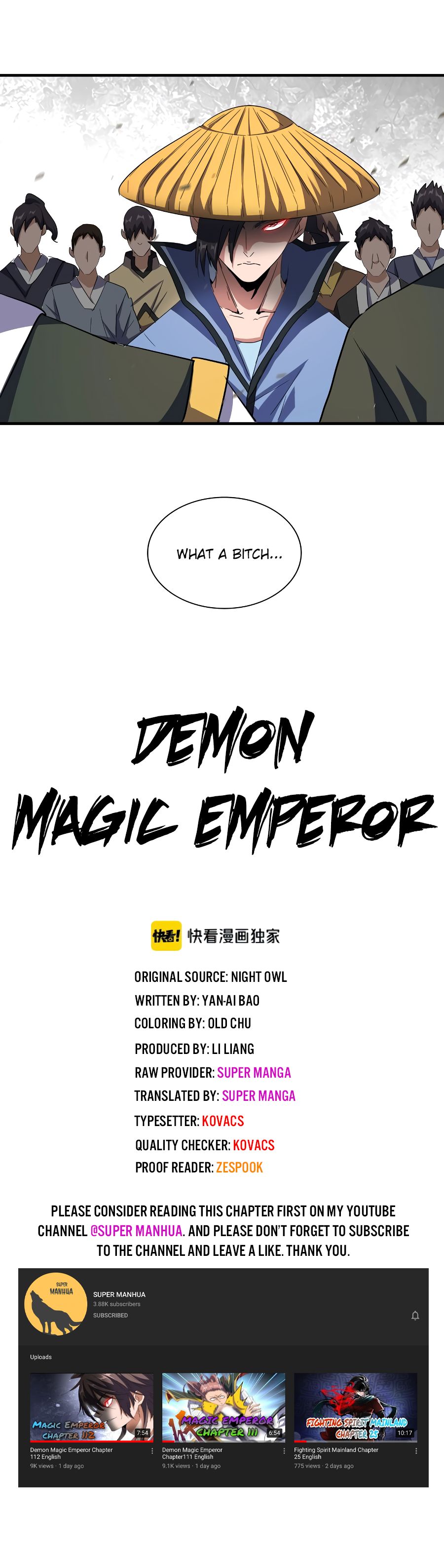 Magic Emperor Chapter 111 - BidManga.com