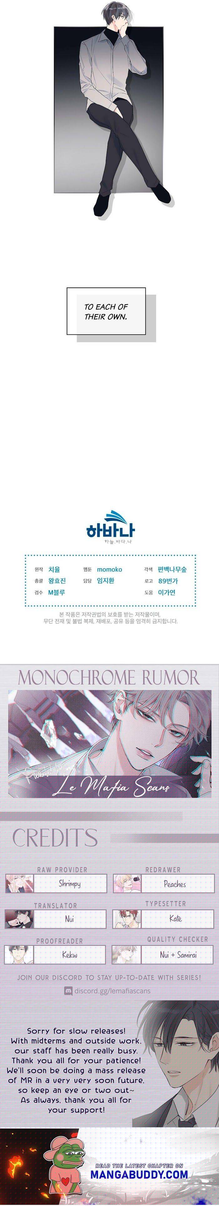 Monochrome Rumor Chapter 9 - HolyManga.Net