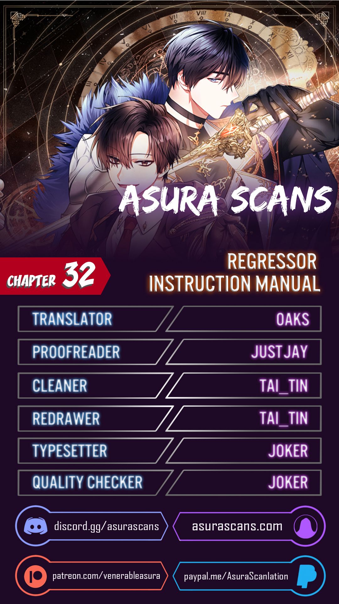 Regressor Instruction Manual Chapter 32 - HolyManga.Net