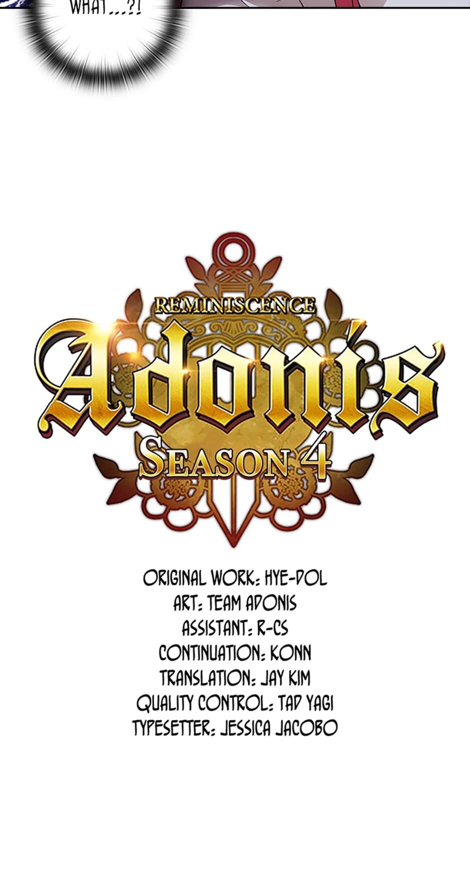 Reminiscence Adonis Chapter 125 - HolyManga.Net