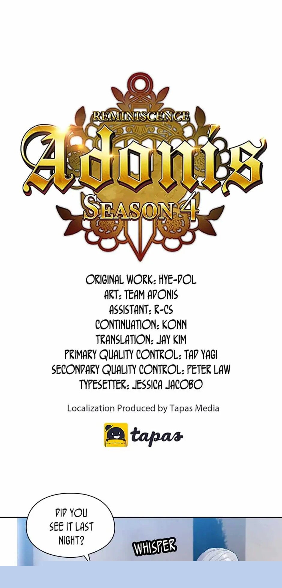 Reminiscence Adonis Chapter 146 - HolyManga.Net