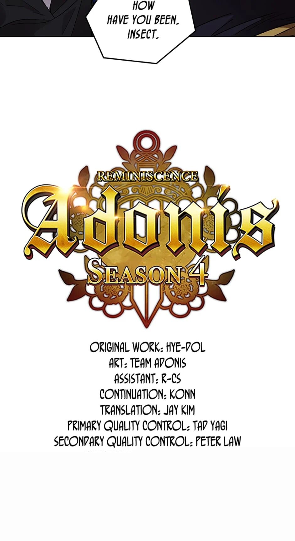 Reminiscence Adonis Chapter 147 - HolyManga.Net