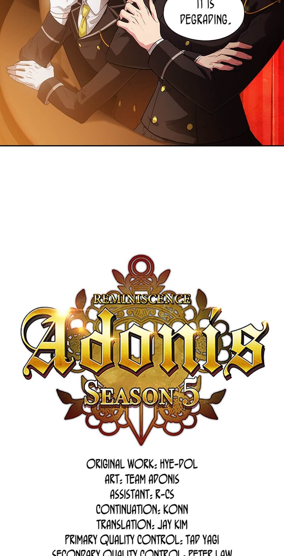 Reminiscence Adonis Chapter 155 - HolyManga.Net