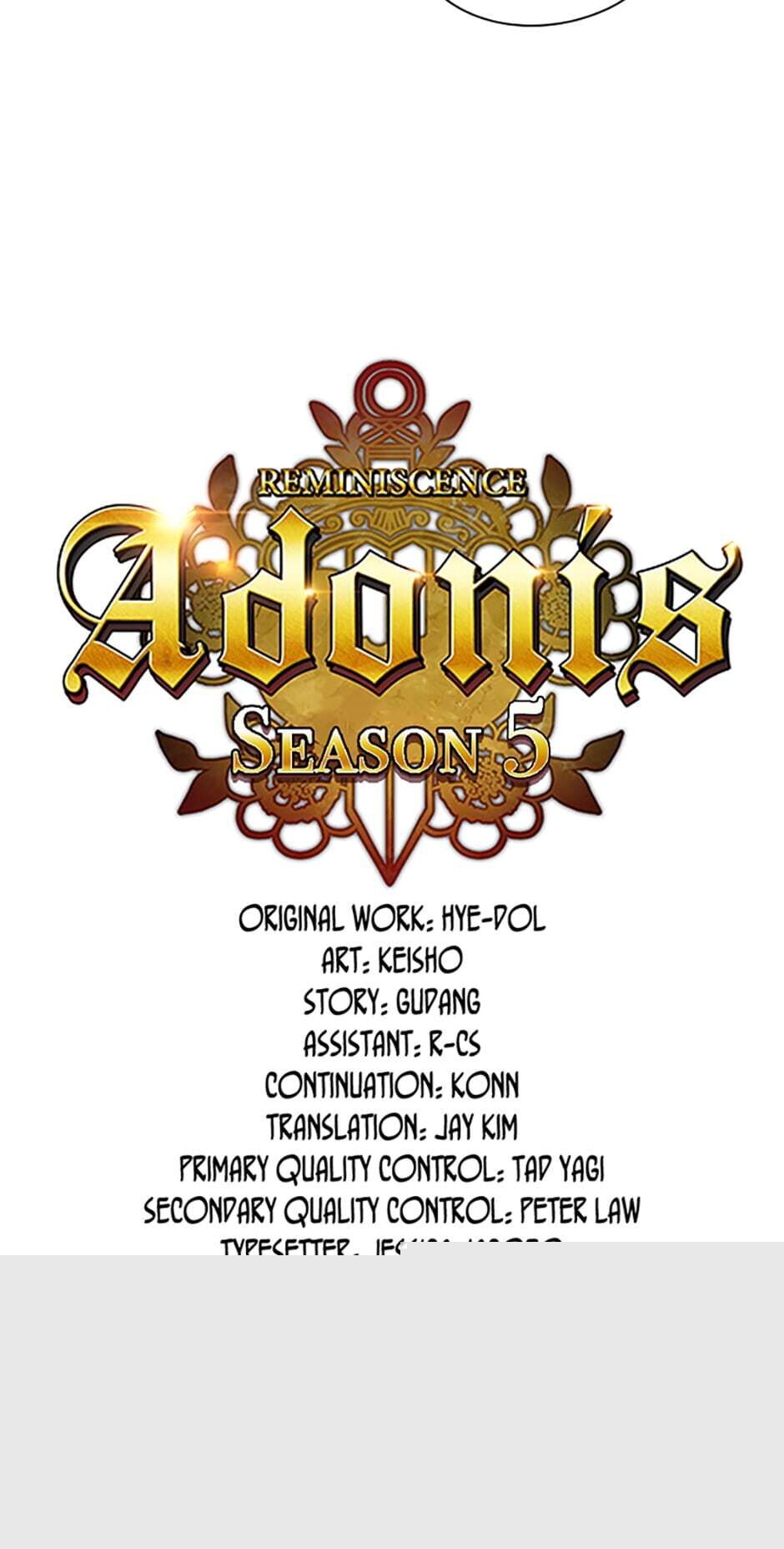 Reminiscence Adonis Chapter 182 - HolyManga.Net