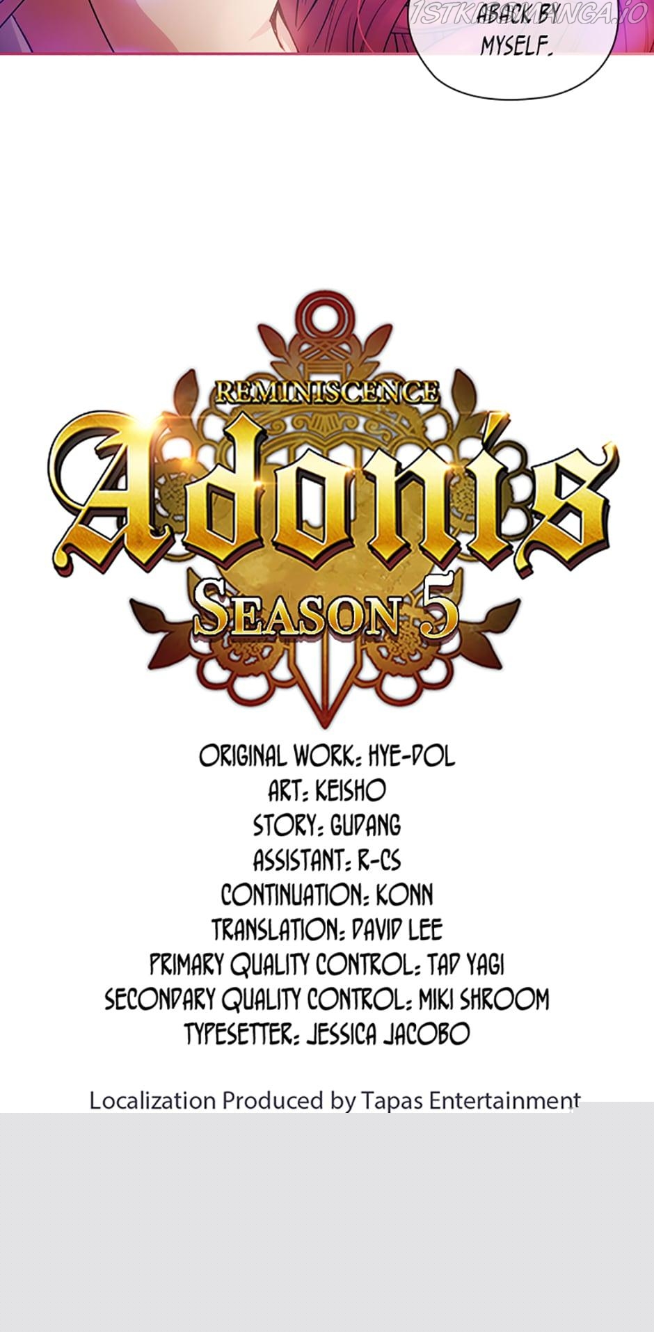 Reminiscence Adonis Chapter 199 - HolyManga.Net