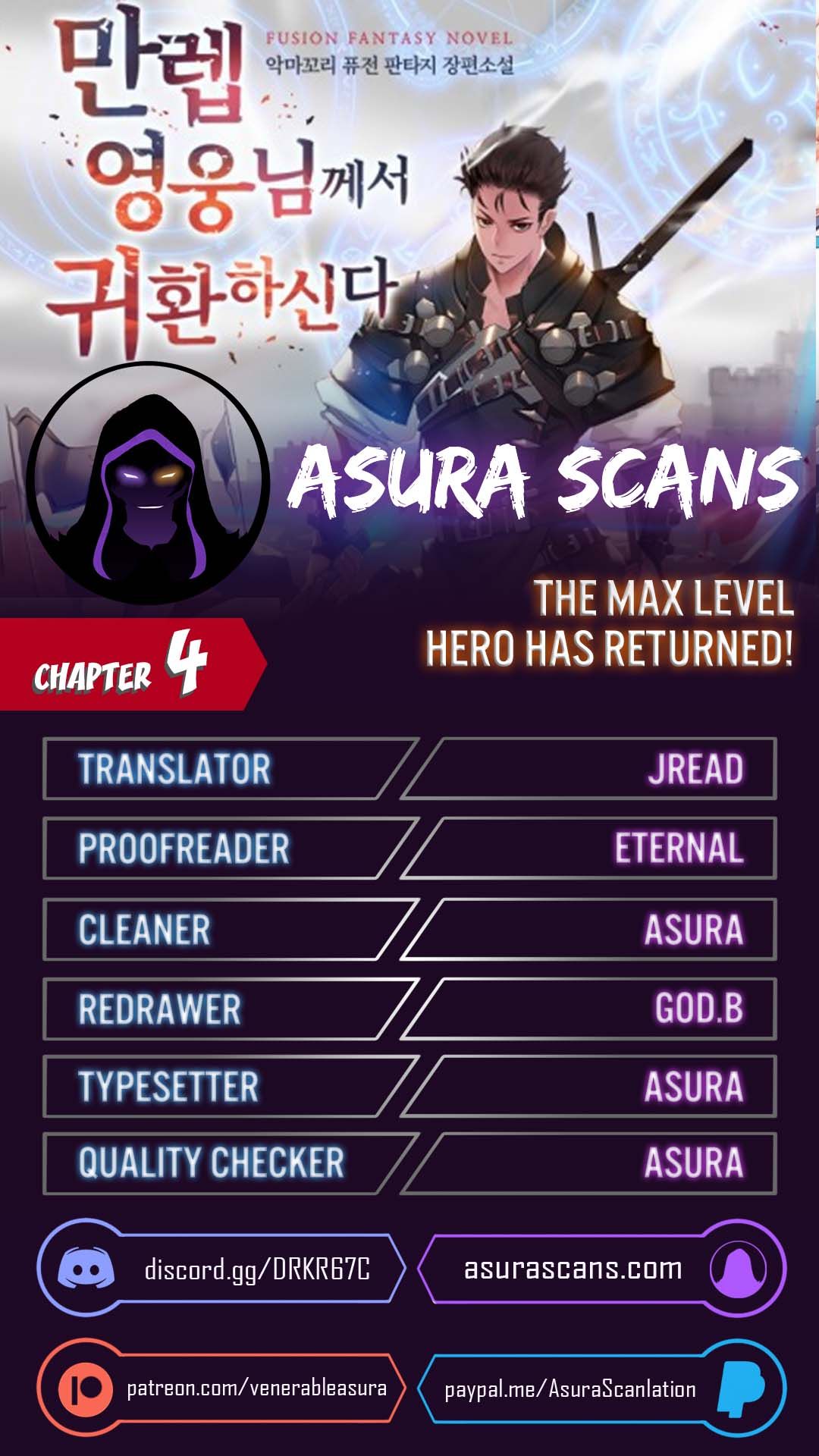 The Max Level Hero has Returned! Chapter 4 - BidManga.com