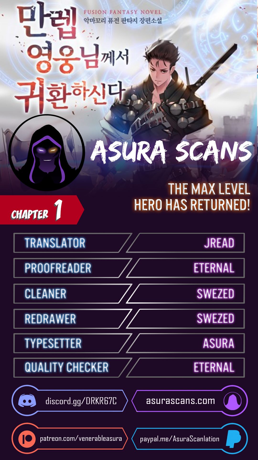 The Max Level Hero has Returned! Chapter 1 - BidManga.com