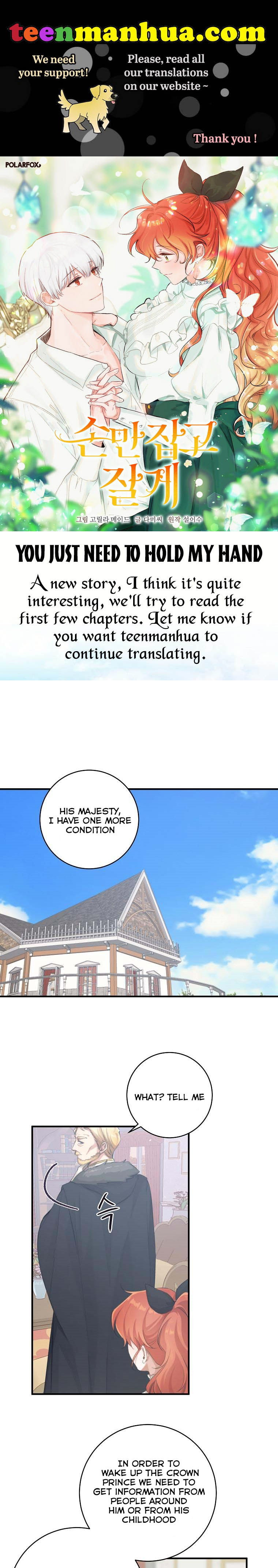 You Just Need To Hold My Hand Chapter 3 - HolyManga.Net